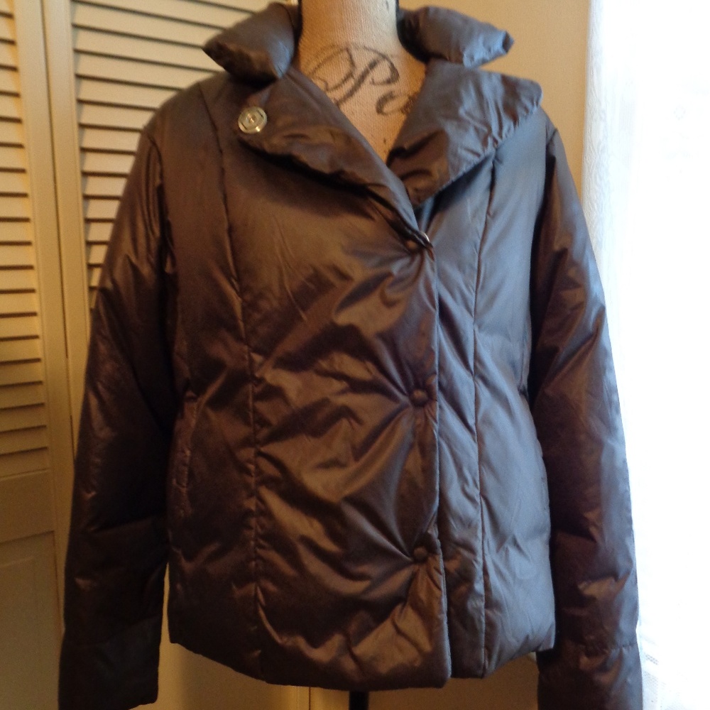 GAP SNAP CLOSURE PUFFY JACKET